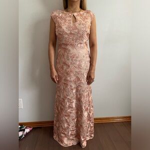 Pink Alex Evenings Dress 4P/small